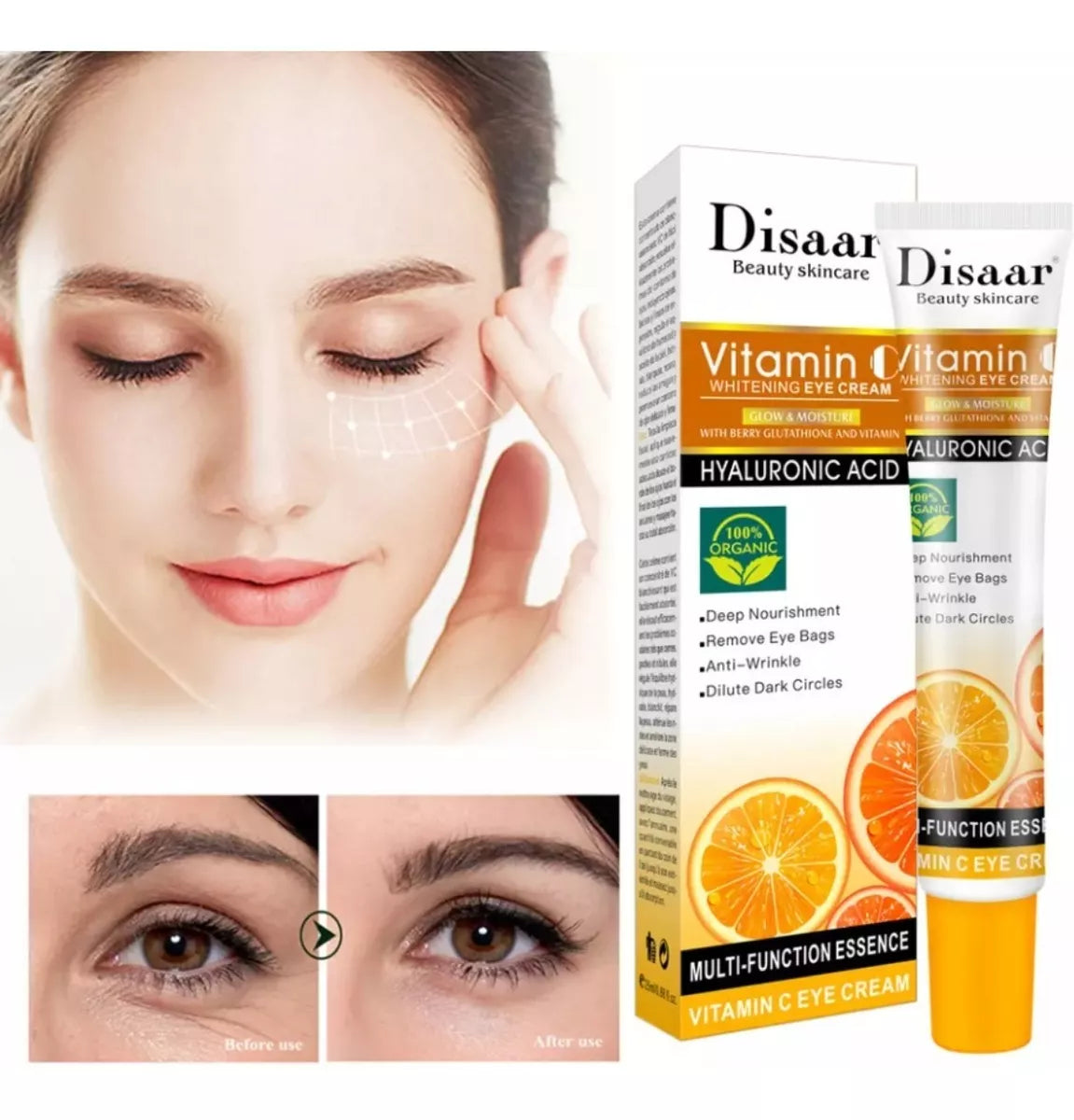 CREMA DE CONTORNO OJOS VITAMINA C